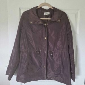 Charlotte Russe Women's Plum Utility Jacket